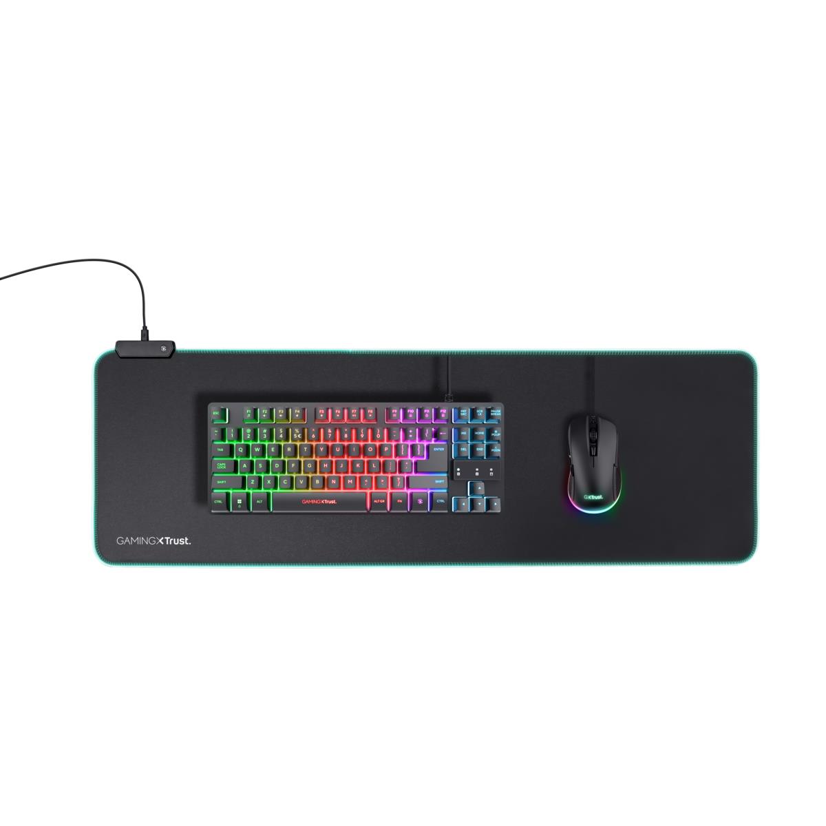 Gxt 764 Glide Flex Xxl RGB Illuminated Flexible Mouse Pad