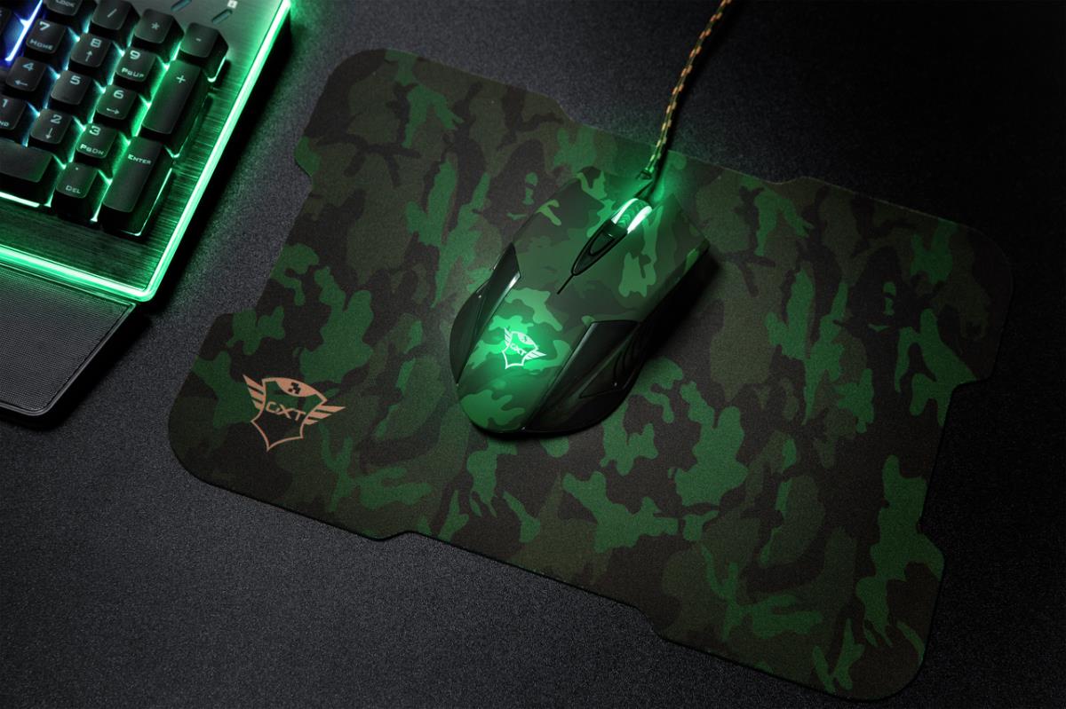 Gxt 781 Rixa Camo Gaming Mouse And Mouse Pad