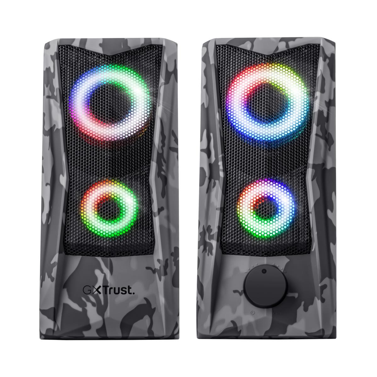 Gxt 606 Javv Rgb-illuminated 2.0 Speaker Set Black