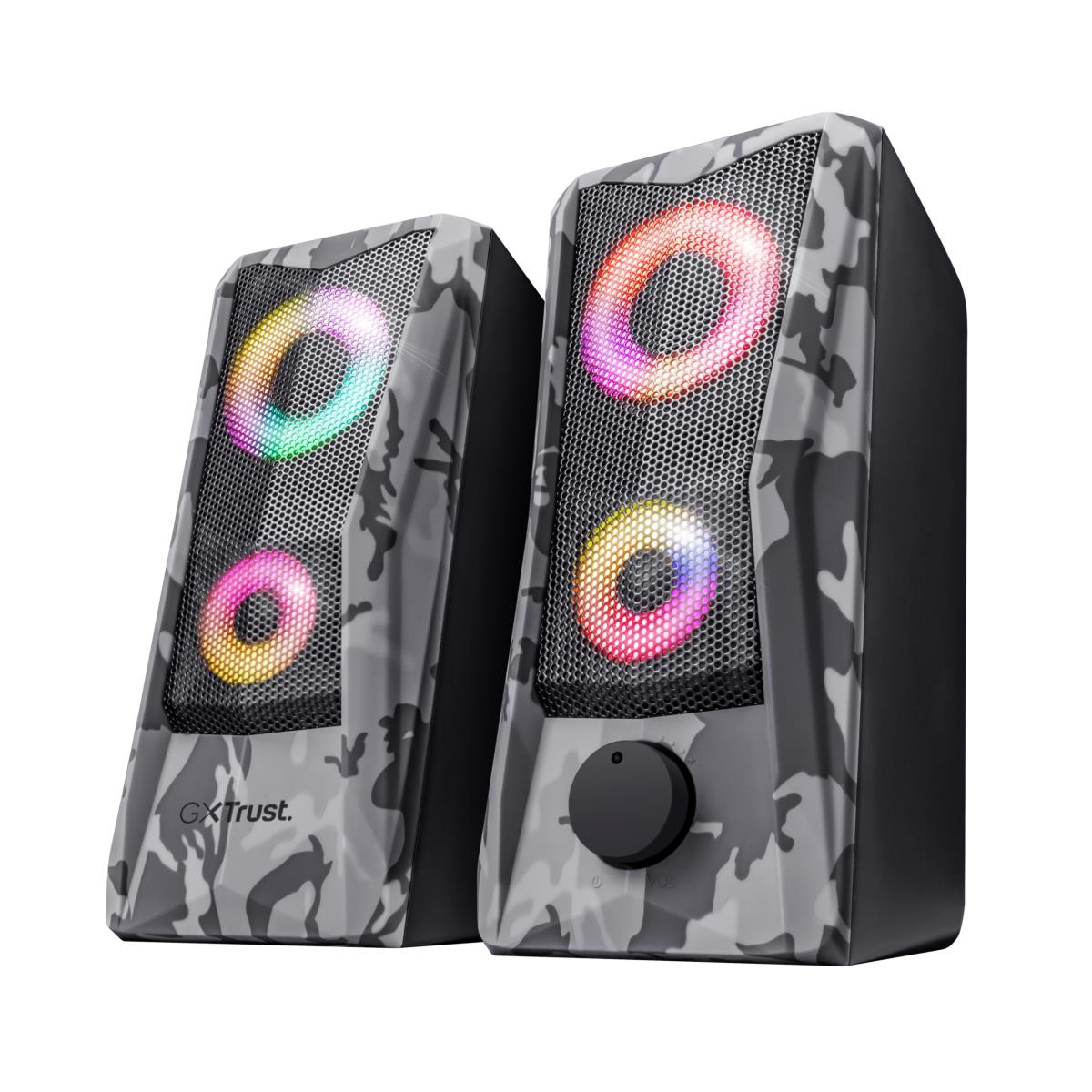 Gxt 606 Javv Rgb-illuminated 2.0 Speaker Set Black