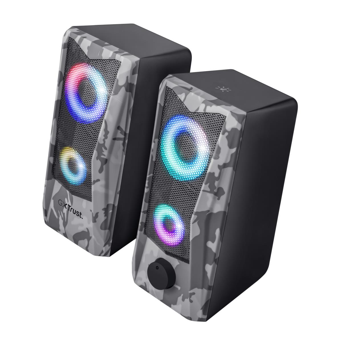 Gxt 606 Javv Rgb-illuminated 2.0 Speaker Set Black