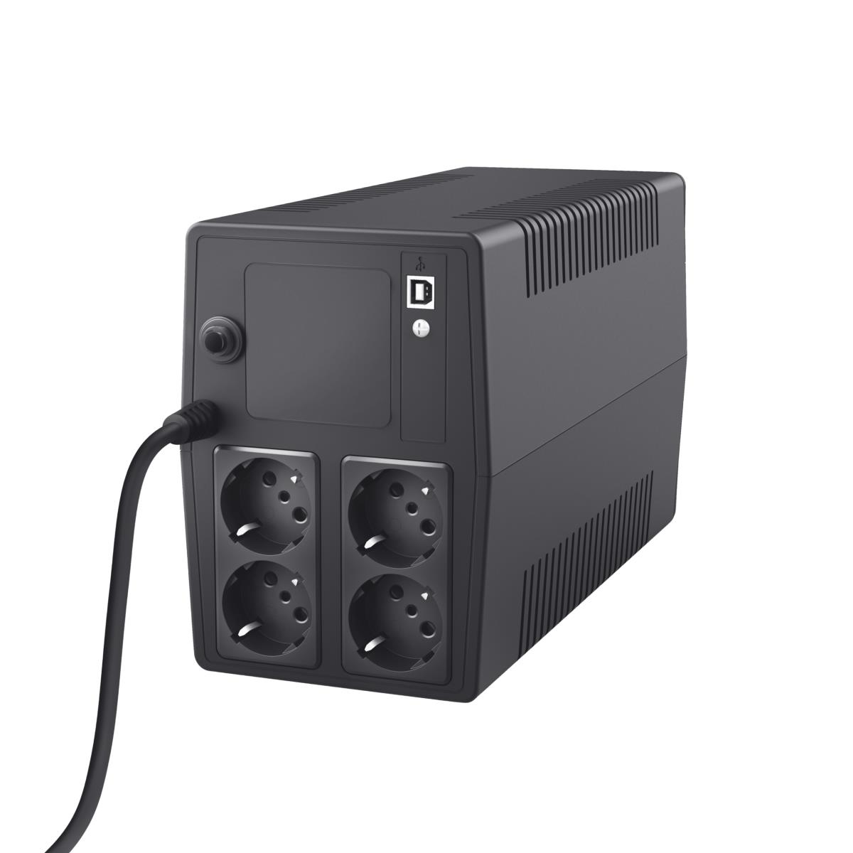 Paxxon 1000va UPS With 4 Standard Wall Power Outlets