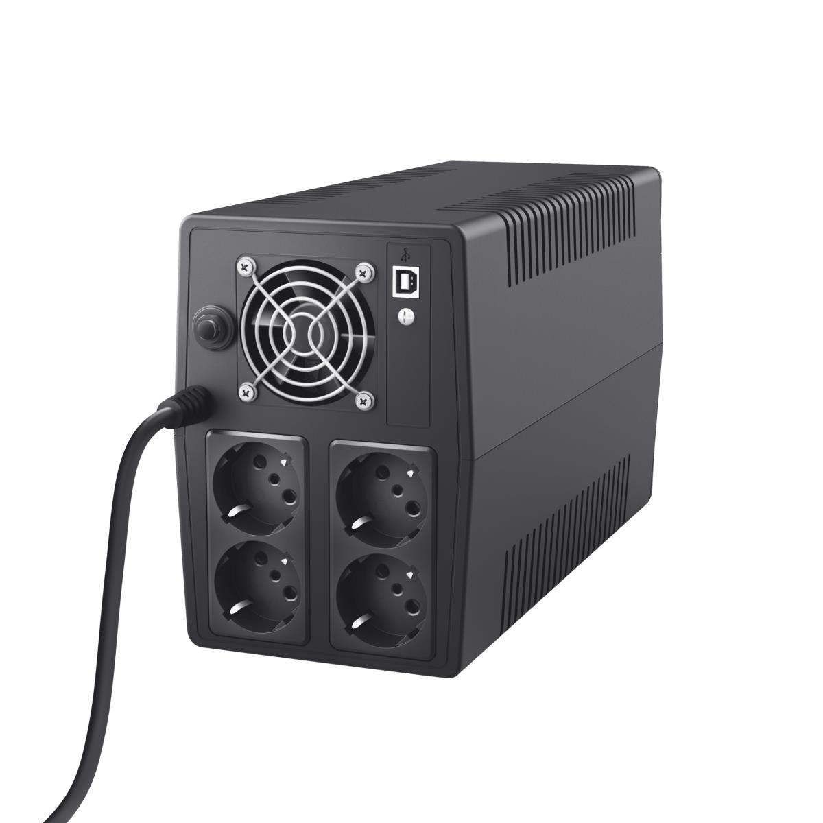 Paxxon 1500va UPS With 4 Standard Wall Power Outlets