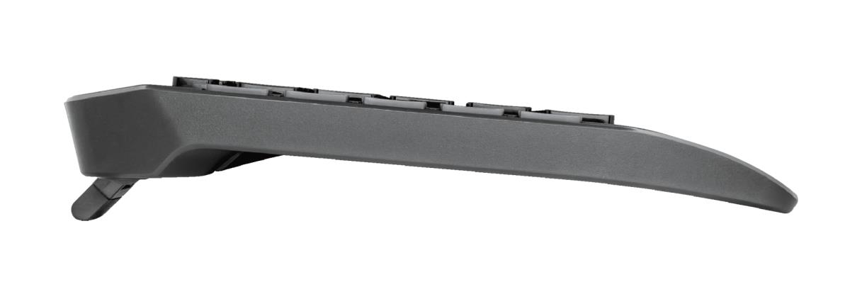 Wireless Keyboard Tecla-2 - Ergornomic - Black - Qwertzu German