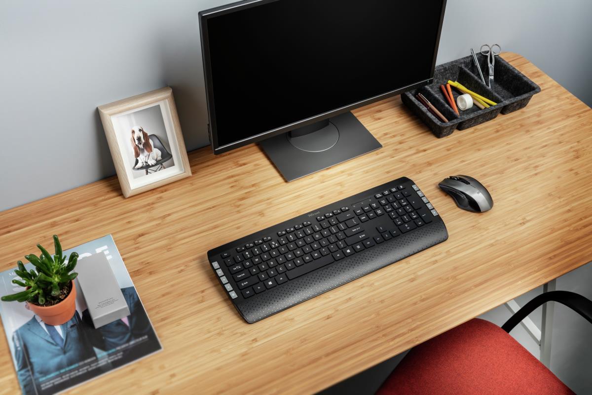 Wireless Keyboard Tecla-2 - Ergornomic - Black - Qwertzu German