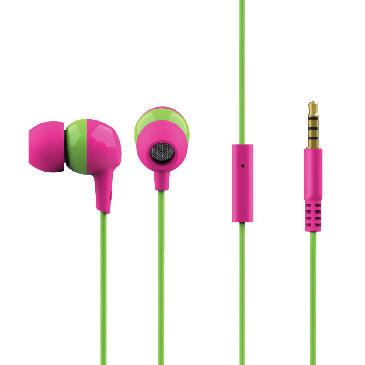 Earphones - Buddi Kids - In Ear 3.5mm - Wired - Pink