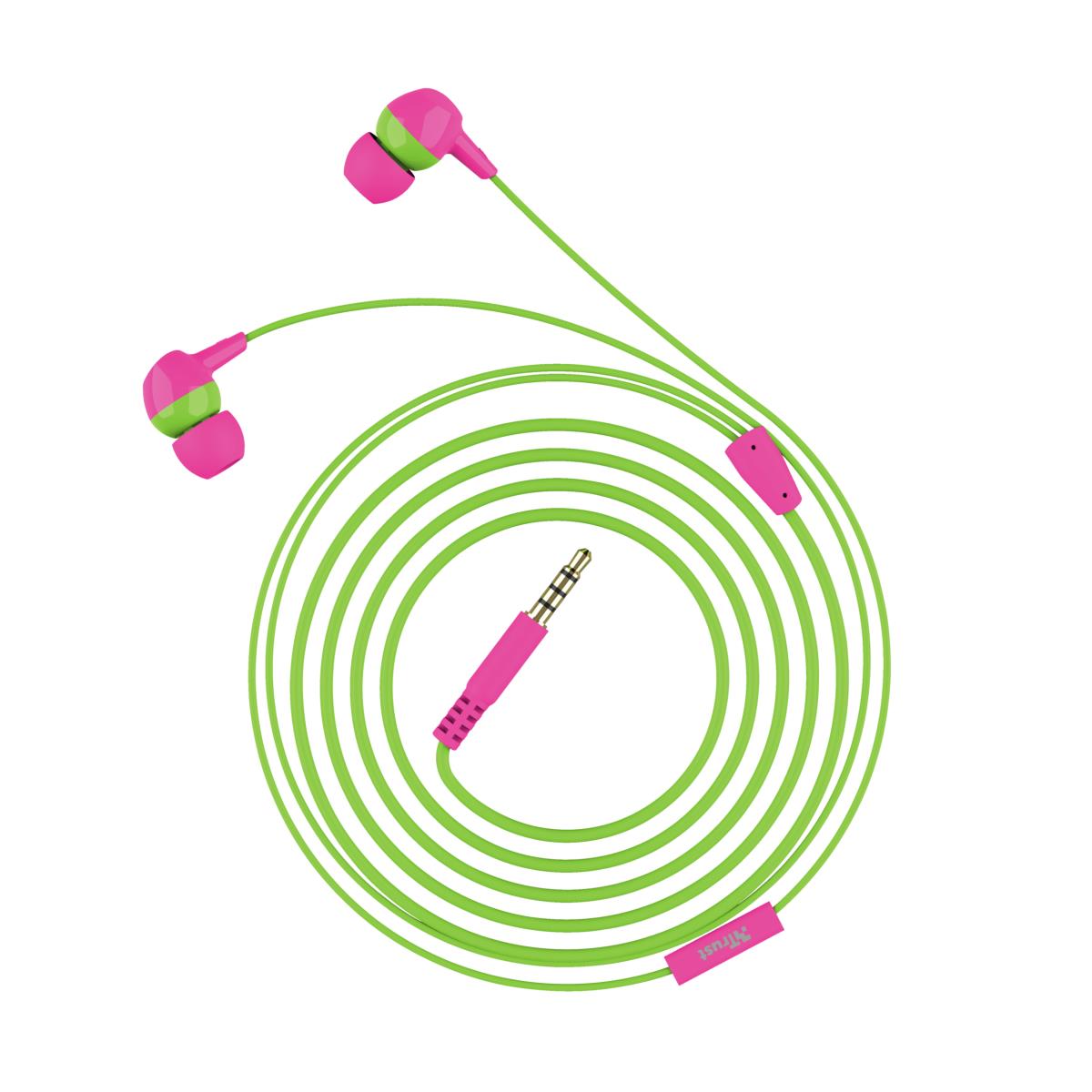 Earphones - Buddi Kids - In Ear 3.5mm - Wired - Pink