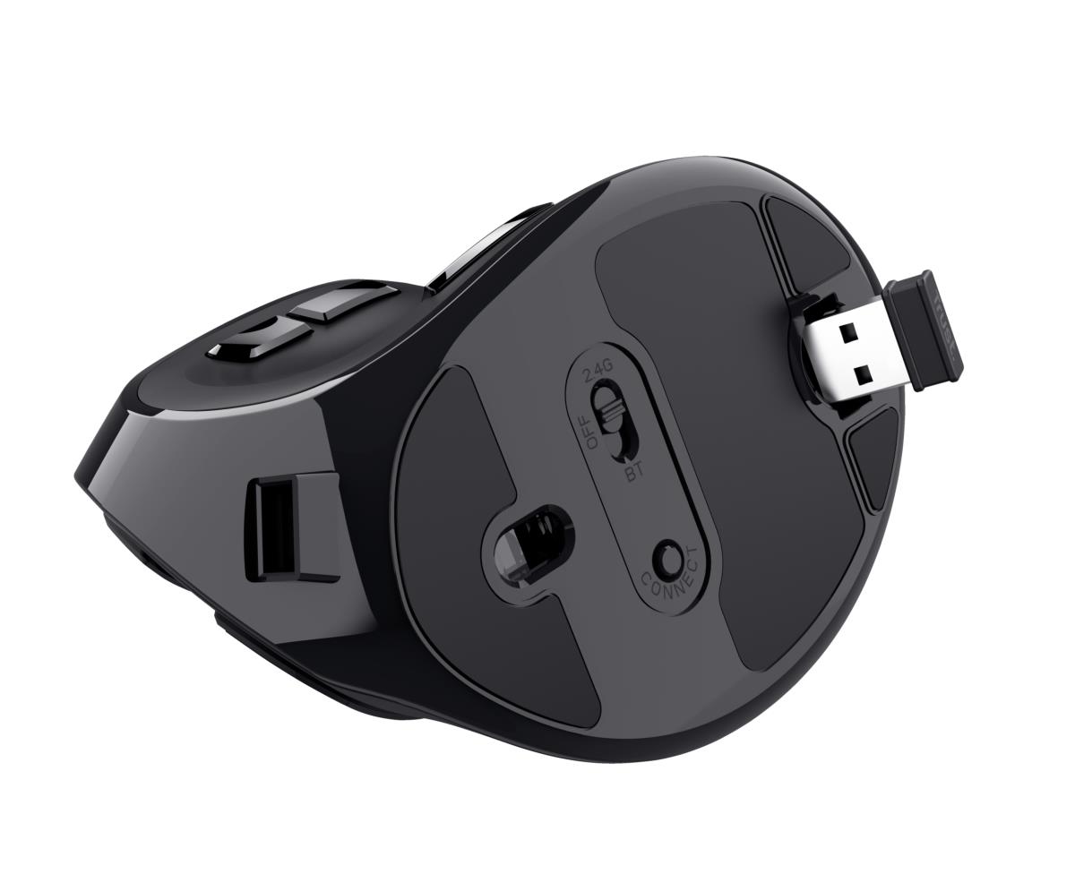 Voxx Rechargeable Ergonomic Wireless Mouse With Warranty 5 Years