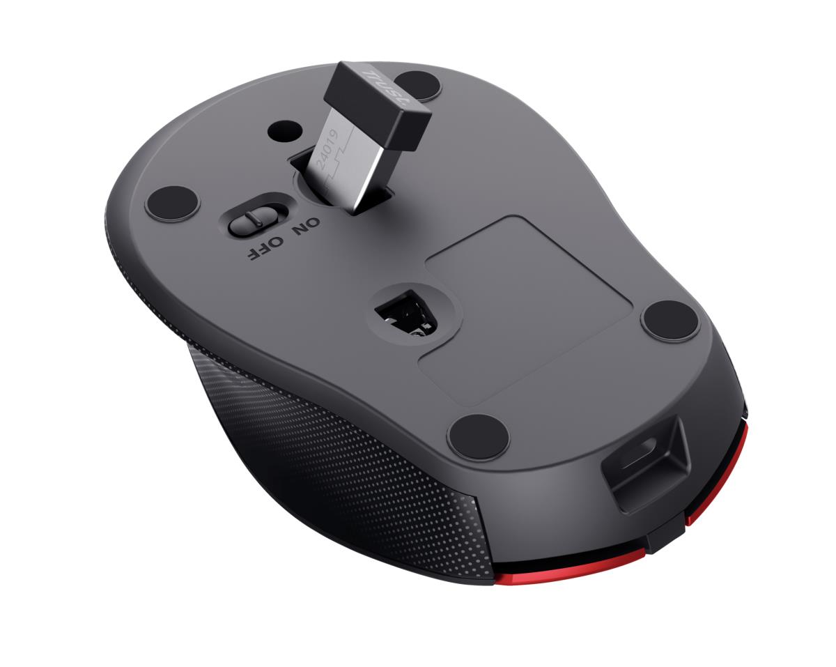 Zaya Rechargeable Wireless Mouse Red