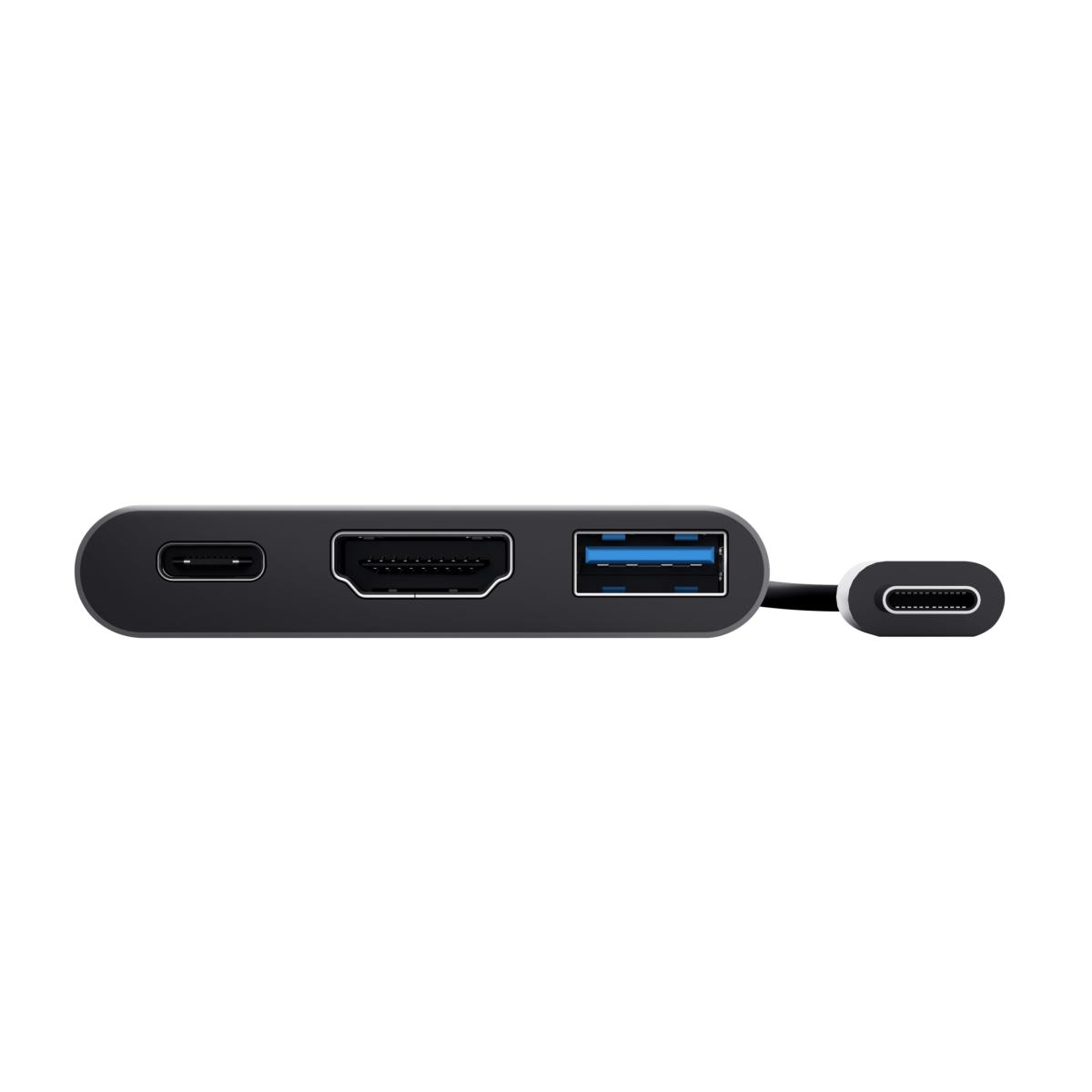 Dalyx Aluminium 3-in-1 USB-c Multi-port Adapter