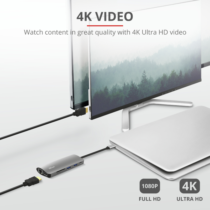 Dalyx 7-in-1 USB-c Multi-port Adapter