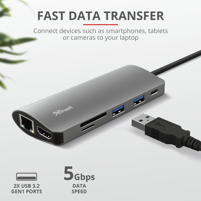 Dalyx 7-in-1 USB-c Multi-port Adapter