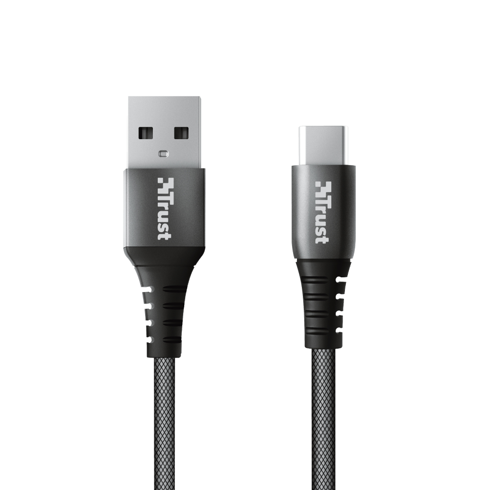 Cable Keyla Extra Strong - USB To USB-c - Black - 1m