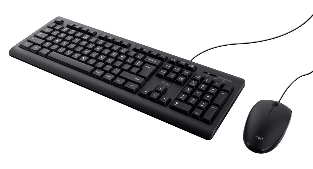 Tkm-250 - Keyboard And Mouse  - USB - Black - Qwerty Us / Int'l