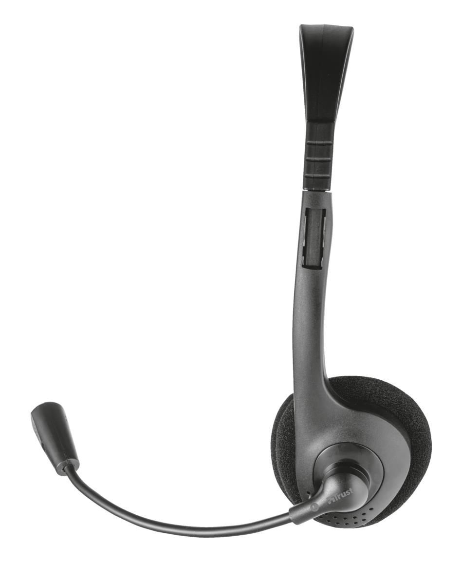 Headset -  Ziva Chat - 3.5mm - Wired - Black