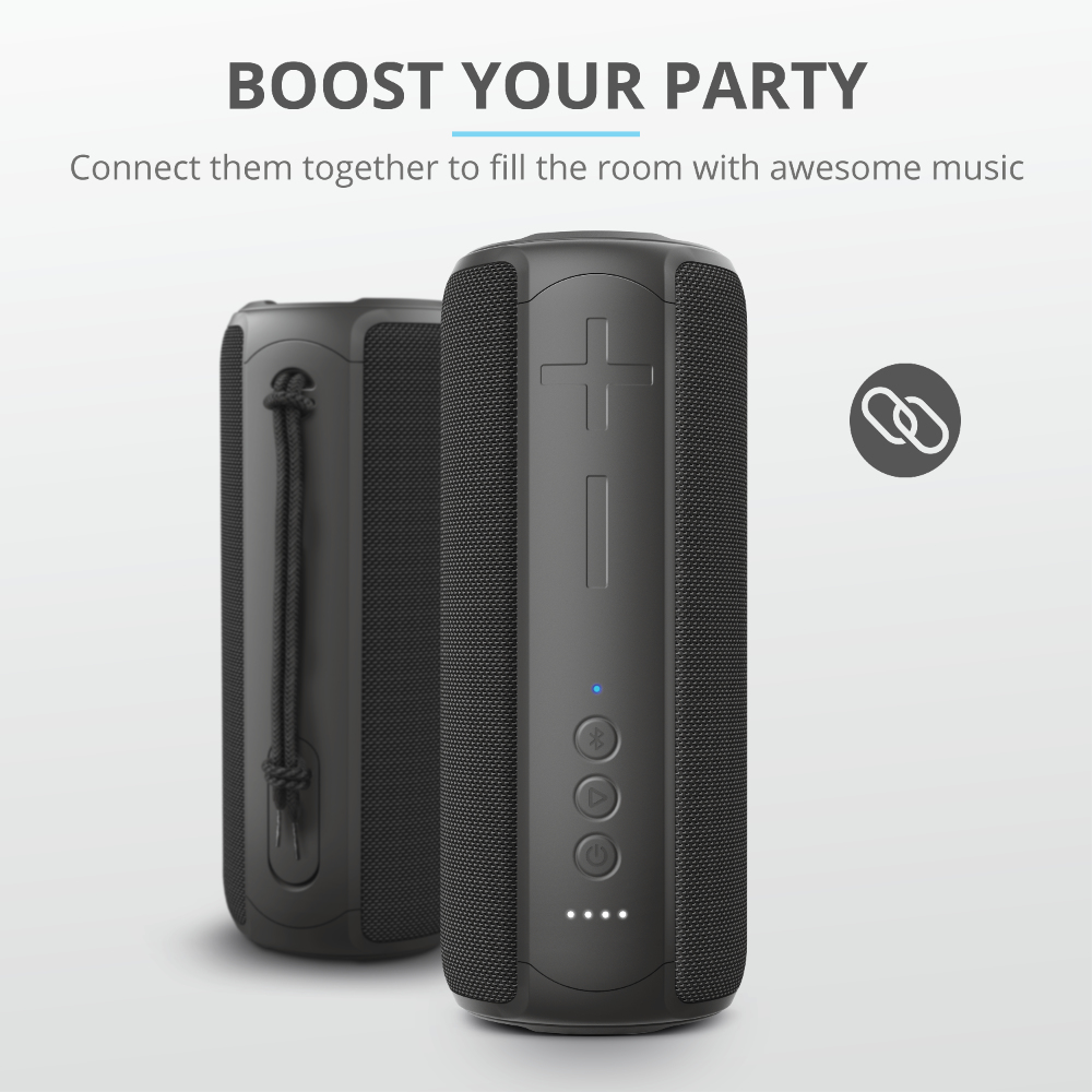 Speaker Caro Max Powerful - Bluetooth - Wireless - Black