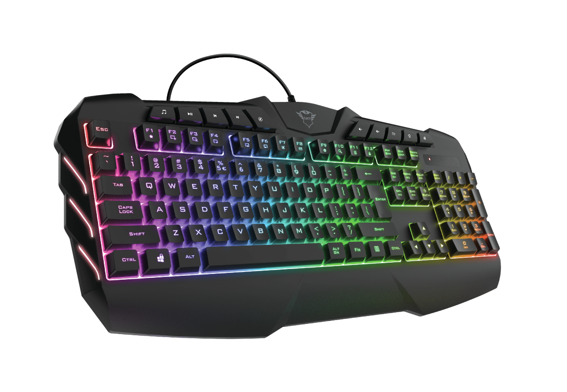 Keyboard Gxt 881 Odyss Semi Mechanical - USB - RGB Black - Azerty Belgian