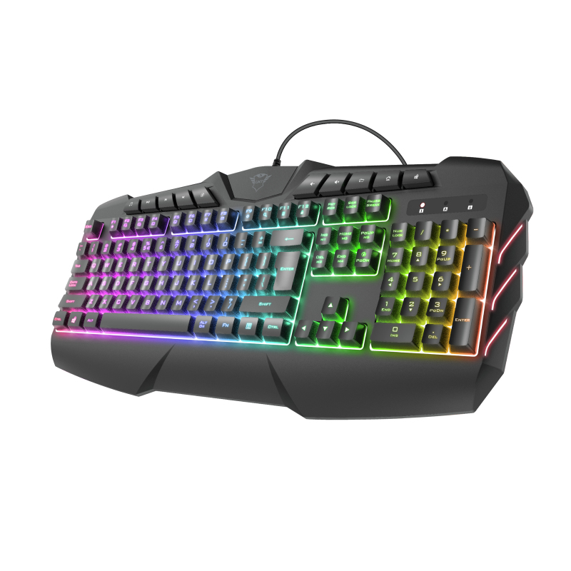 Keyboard Gxt 881 Odyss Semi Mechanical - USB - RGB Black - Azerty Belgian