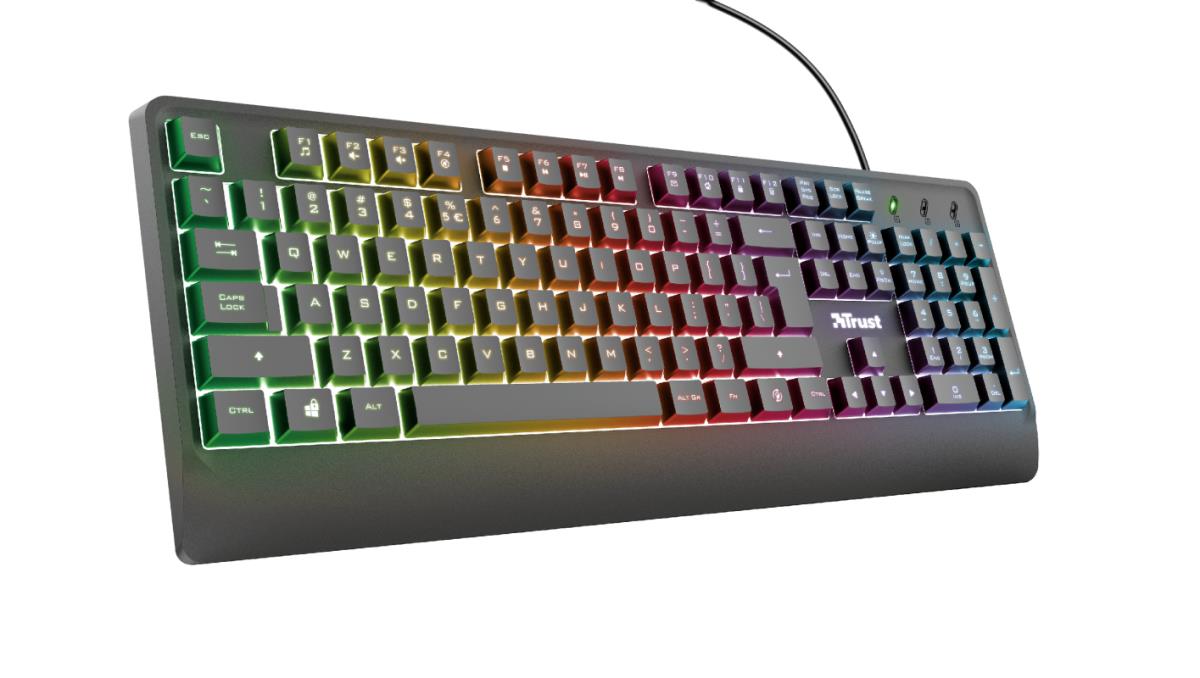 Gaming Keyboard - Ziva Rainbow LED - USB - Azerty Belgian