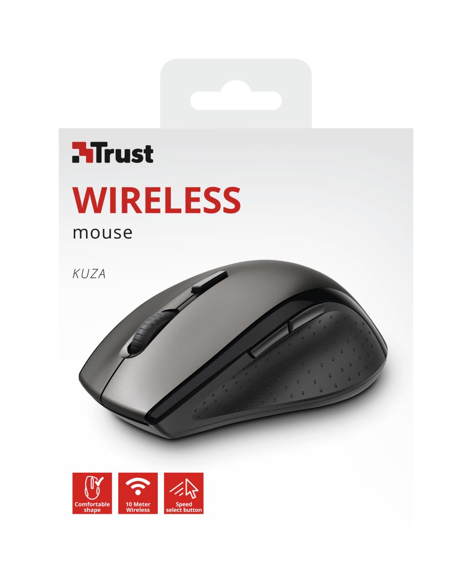 Kuza Wireless Mouse Black