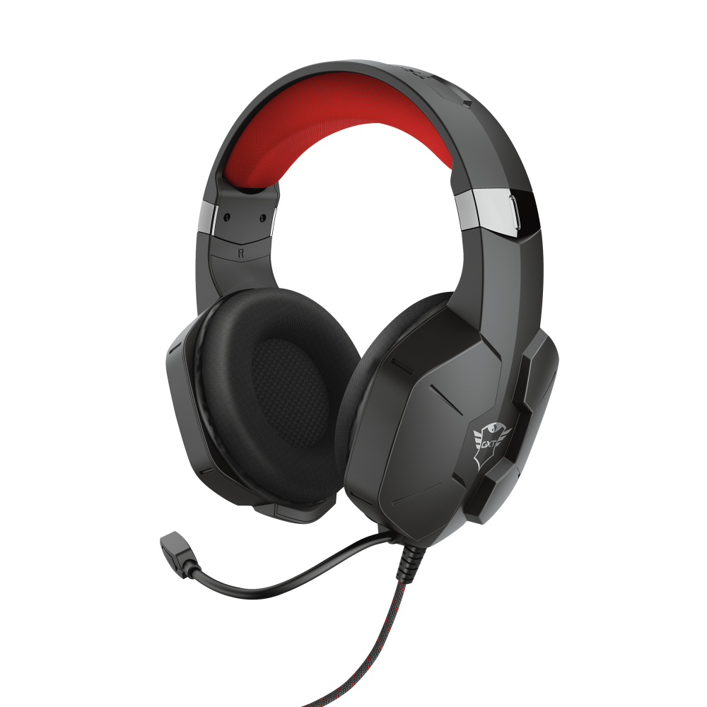 Headset -  Gxt 323 Carus Gaming - Stereo 3.5mm - Wired - Black
