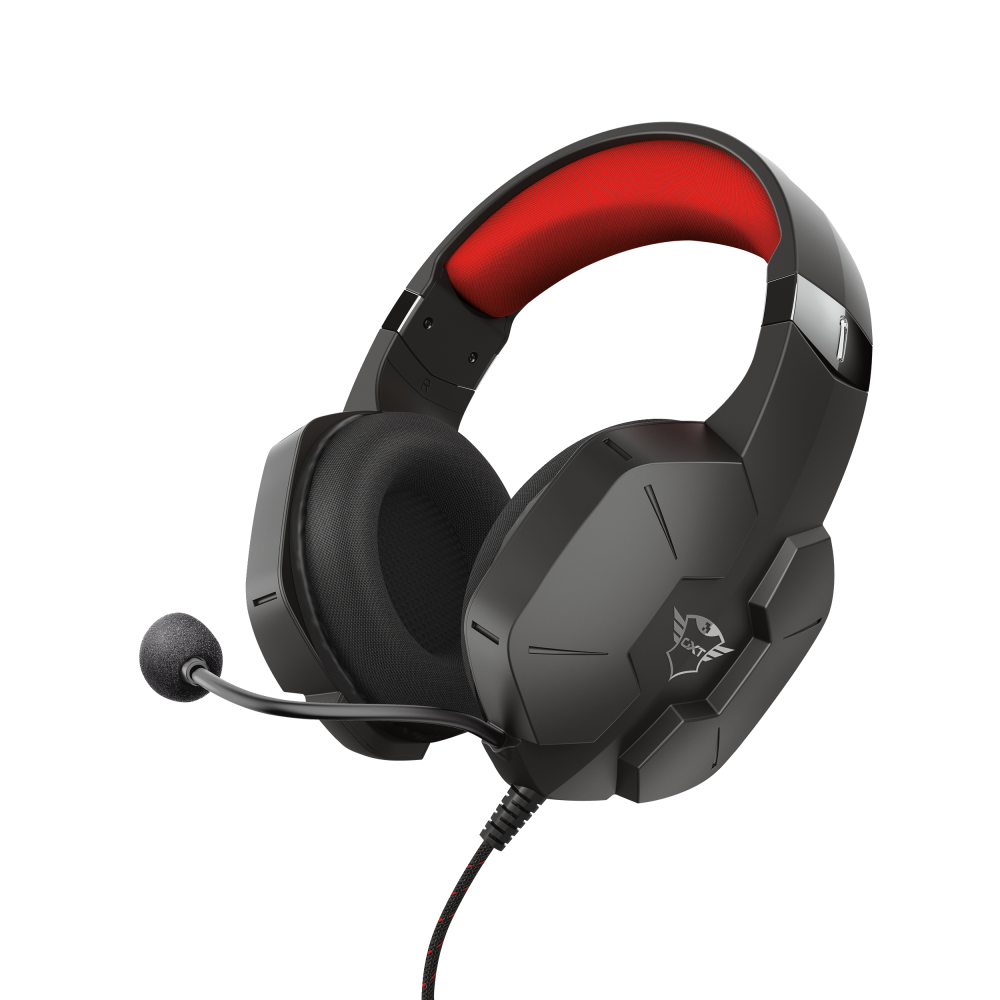 Headset -  Gxt 323 Carus Gaming - Stereo 3.5mm - Wired - Black