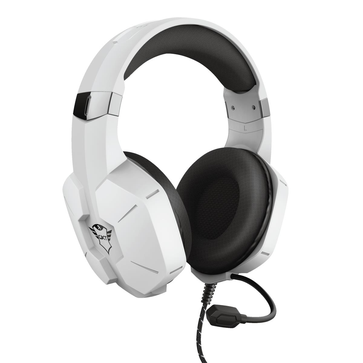 Headset - Gxt 323w Carus Gaming - Stereo 3.5mm - Wired - White For Ps5