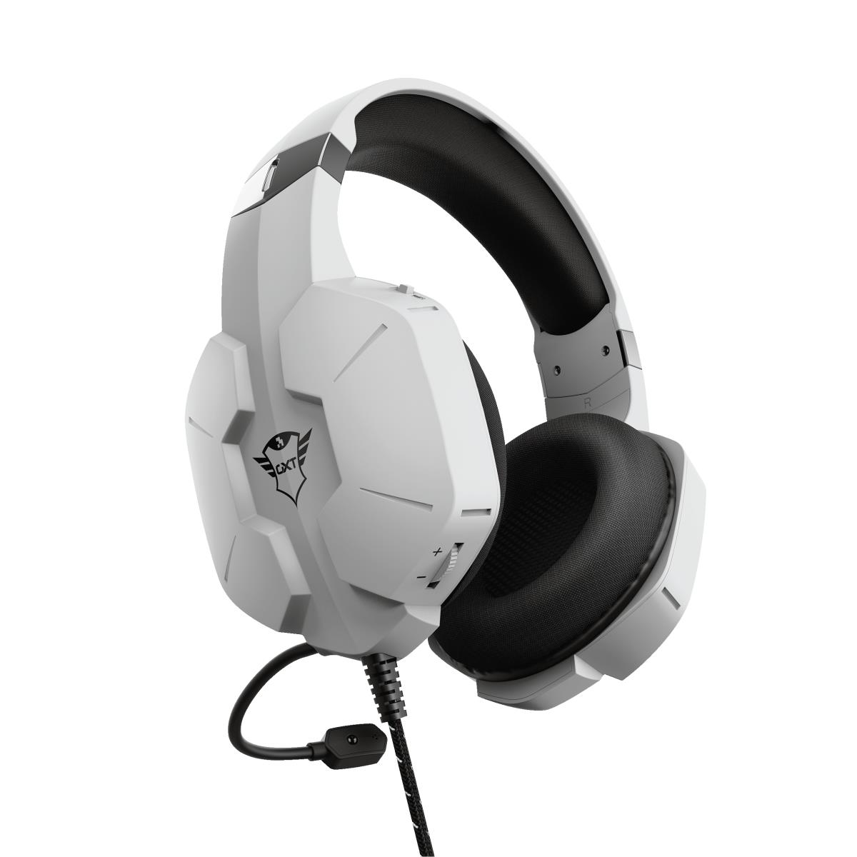 Headset - Gxt 323w Carus Gaming - Stereo 3.5mm - Wired - White For Ps5