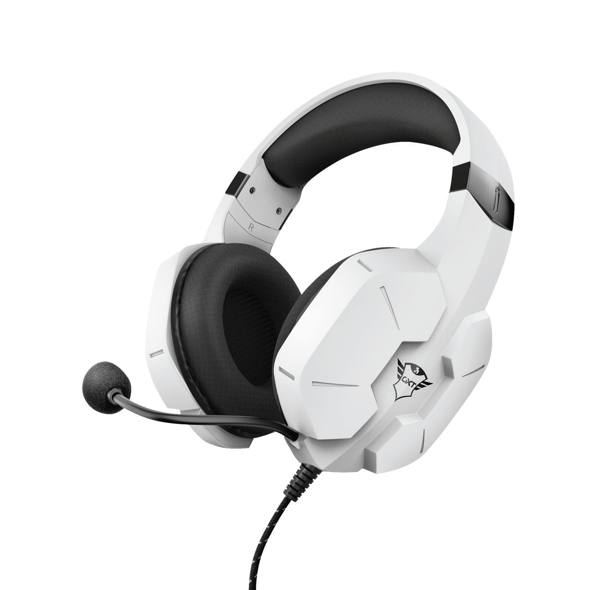 Headset - Gxt 323w Carus Gaming - Stereo 3.5mm - Wired - White For Ps5