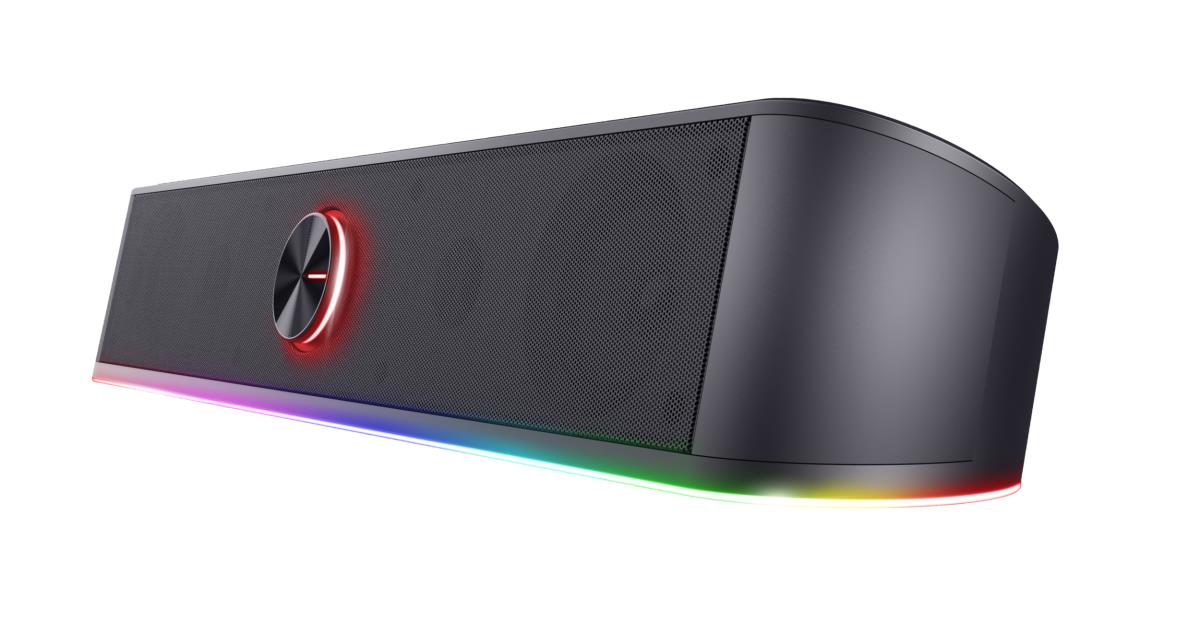 Soundbar - Gxt 619 Thorne RGB Illuminated - USB - 3.5mm - Wired - Black