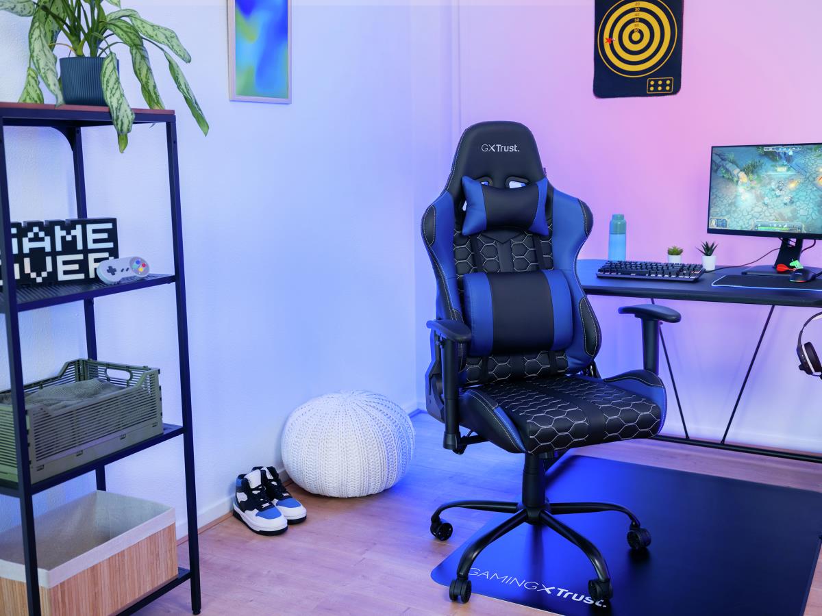 Gaming Chair Gxt 708b Resto Blue
