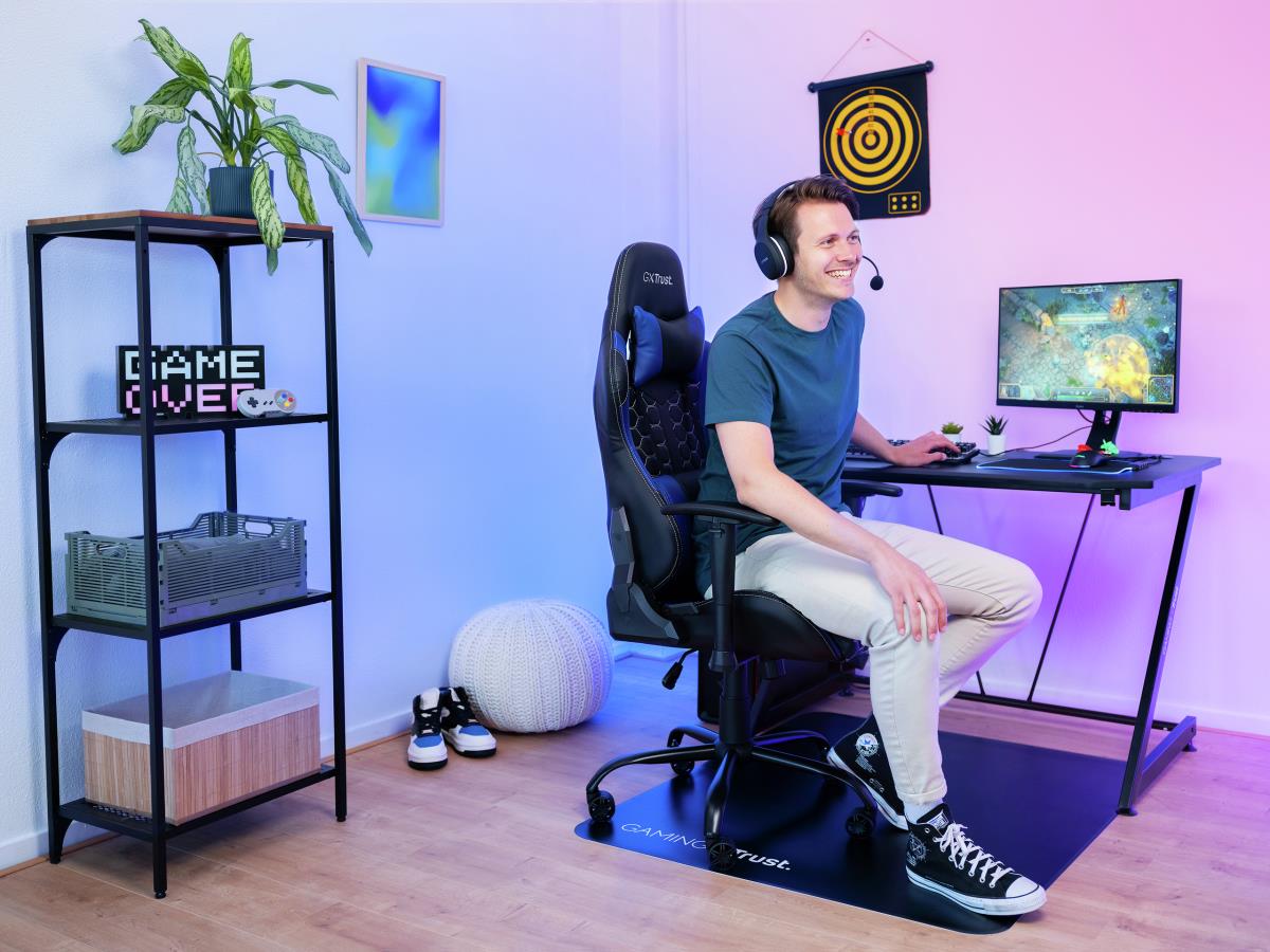 Gaming Chair Gxt 708b Resto Blue