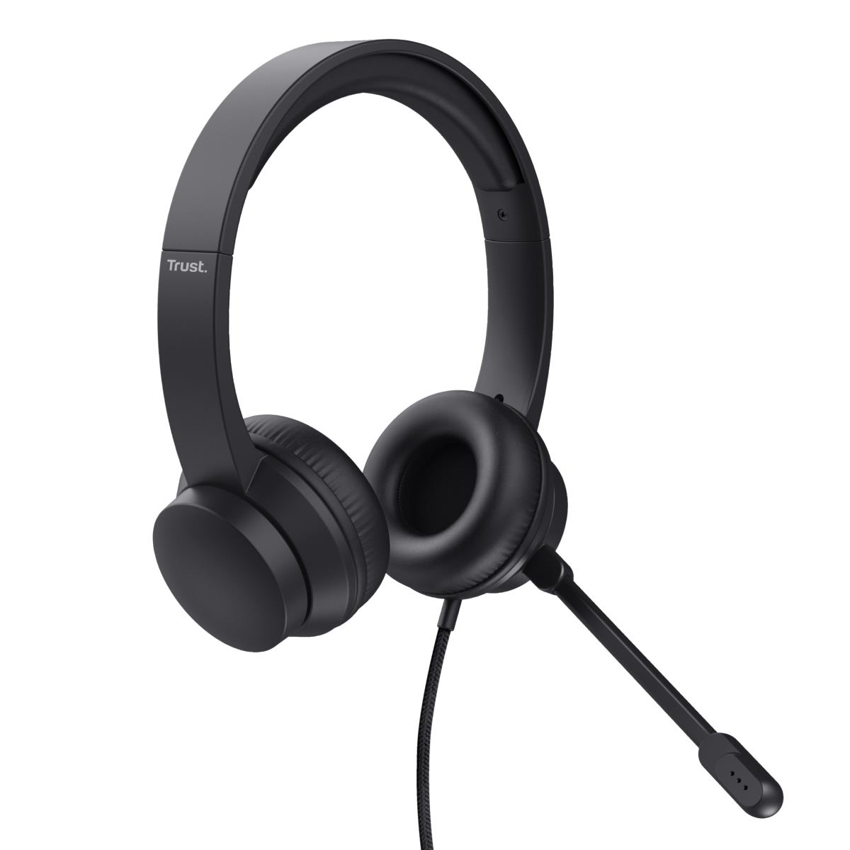 Headset - Hs-200 - USB Stereo 3.5mm - Wired - Black