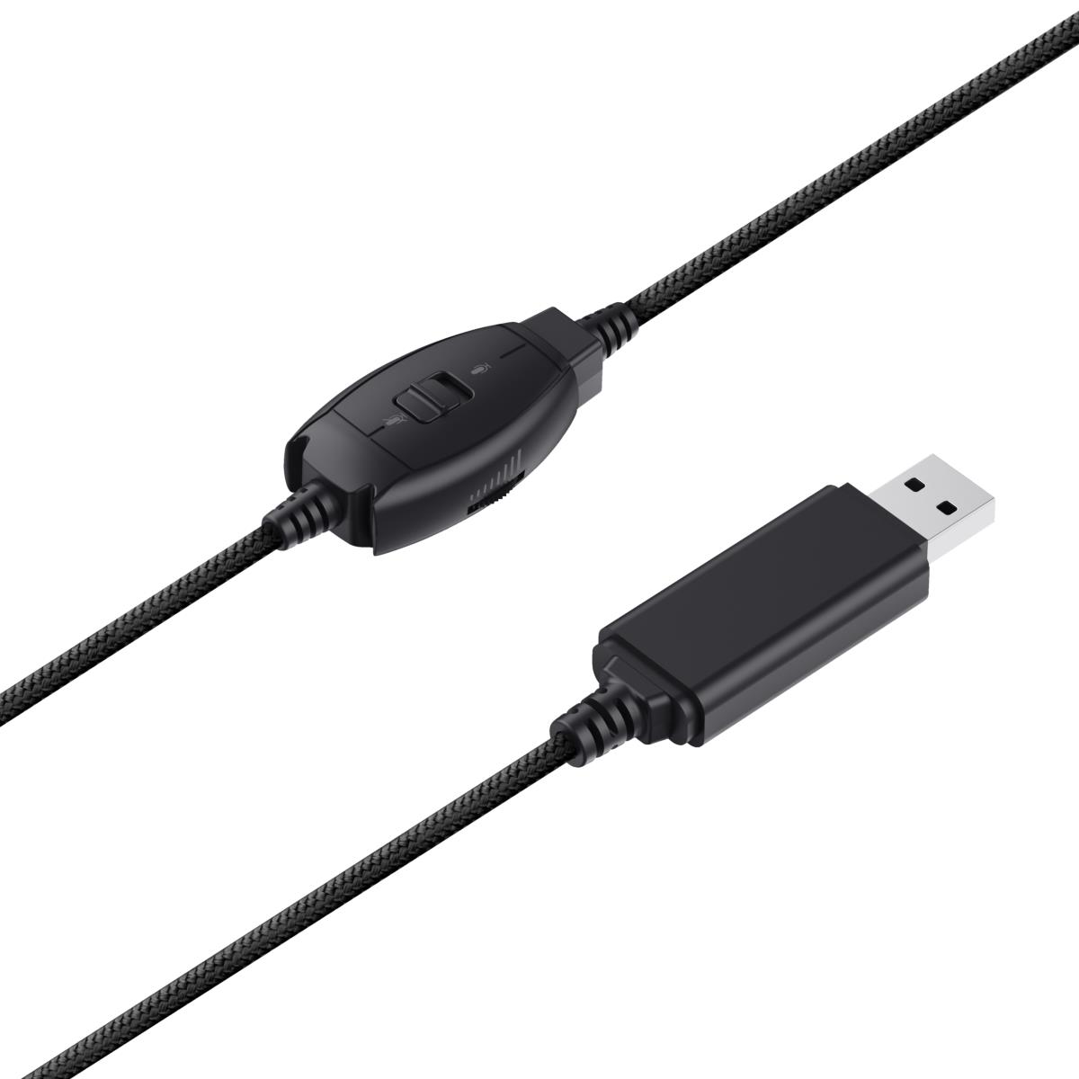 Headset - Hs-200 - USB Stereo 3.5mm - Wired - Black