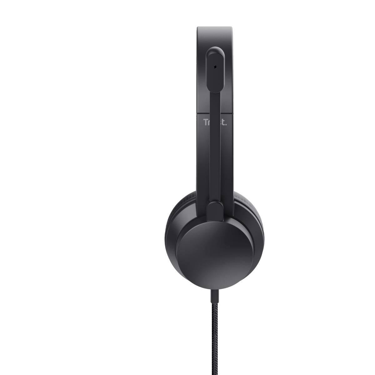 Headset - Hs-200 - USB Stereo 3.5mm - Wired - Black