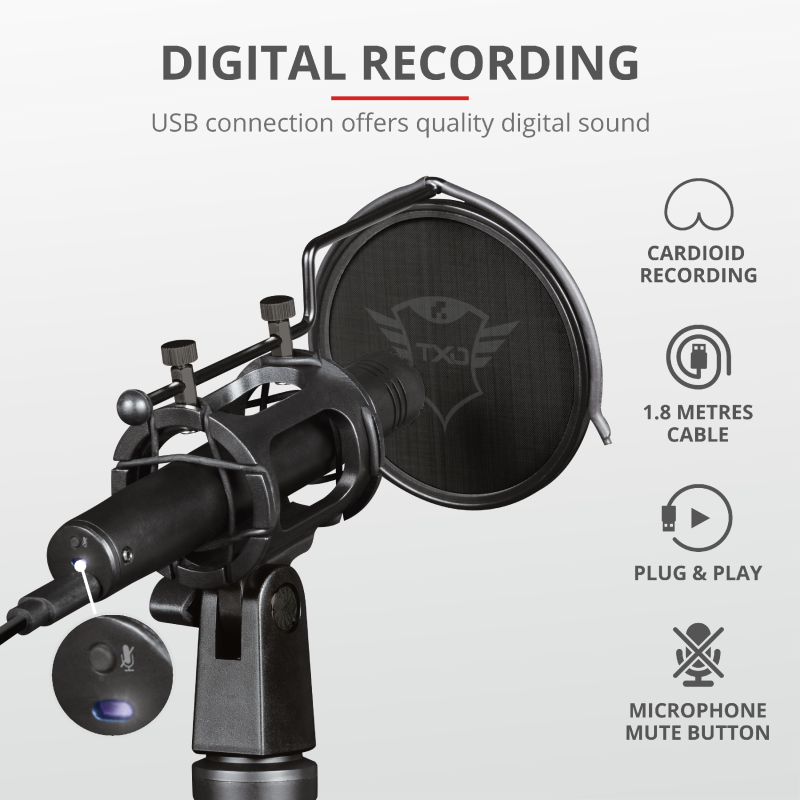 Gxt 241 Velica USB Streaming Microphone