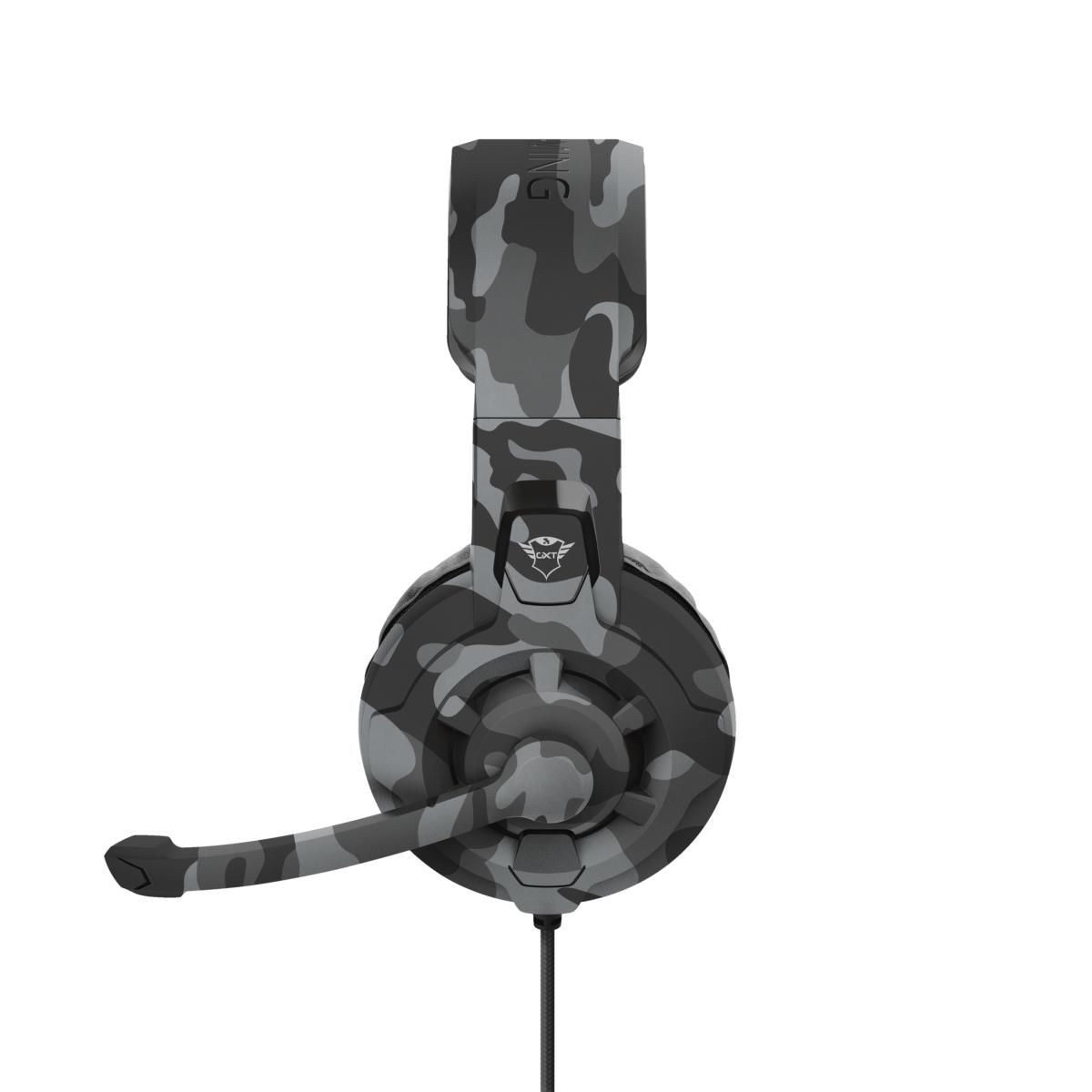 Headset -  Gxt 411k Radius Gaming - Stereo 3.5mm - Wired - Black Camo