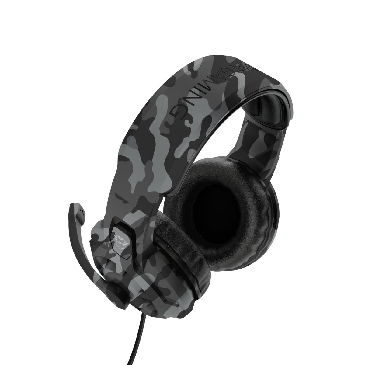 Headset -  Gxt 411k Radius Gaming - Stereo 3.5mm - Wired - Black Camo