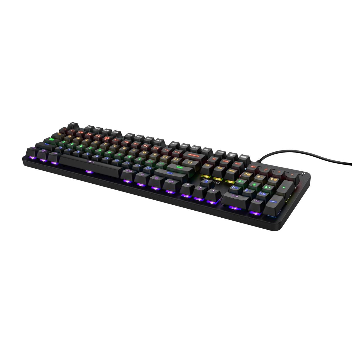 Keyboard Gxt 863 Mazz Mechanical - USB - Black - Qwerty Uk