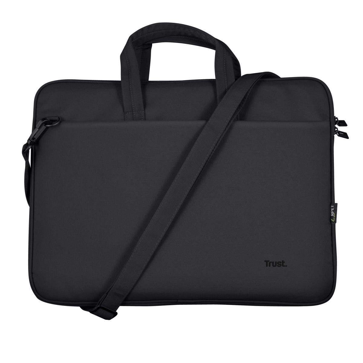 Bologna Slim Laptop Bag For 16in Eco Laptops Black With 5 Years Warranty