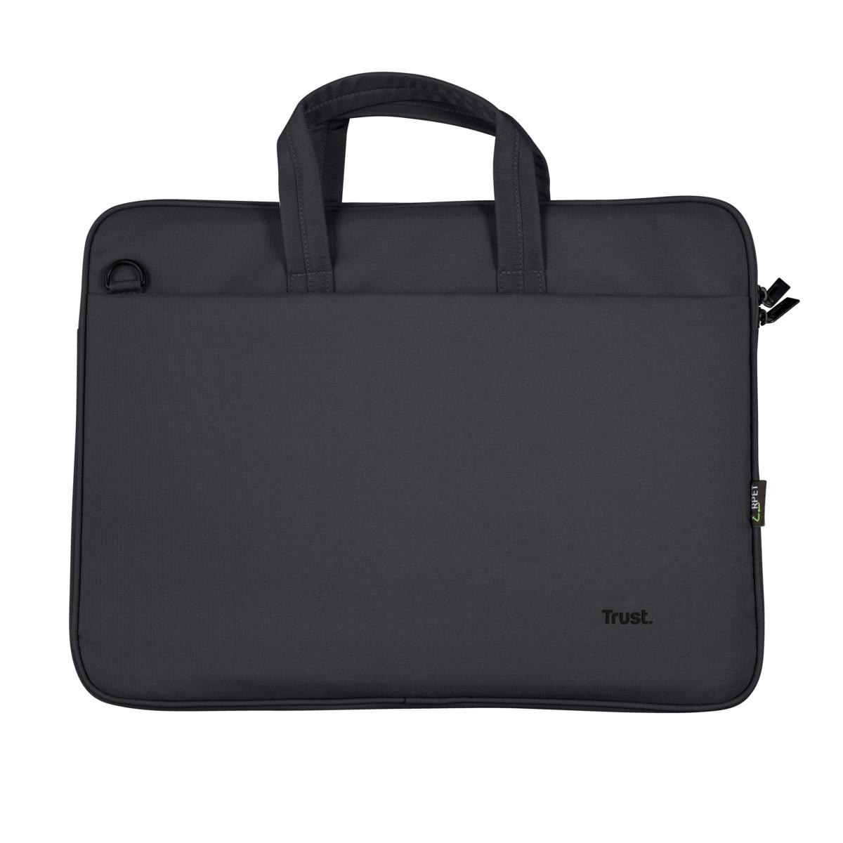 Bologna Slim Laptop Bag For 16in Eco Laptops Black With 5 Years Warranty