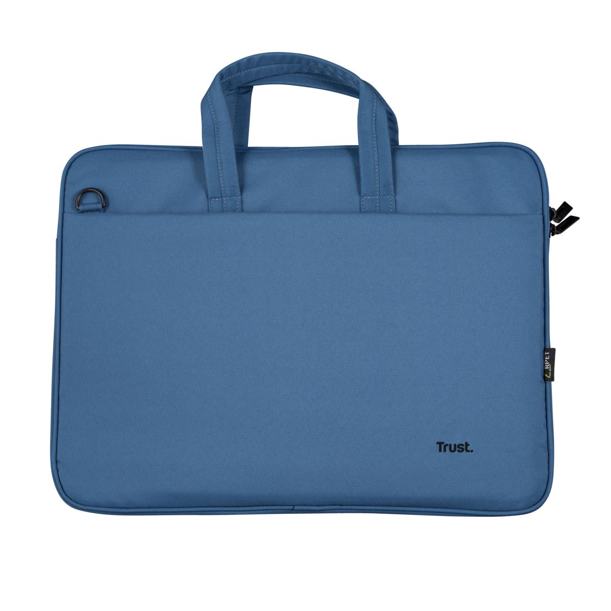 Bologna Slim Laptop Bag For 16in Eco Laptops Blue With 5 Years Warranty