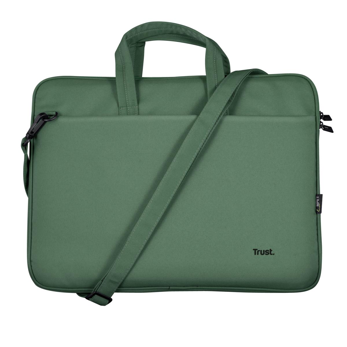 Bologna Slim Laptop Bag For 16in Eco Laptops Green