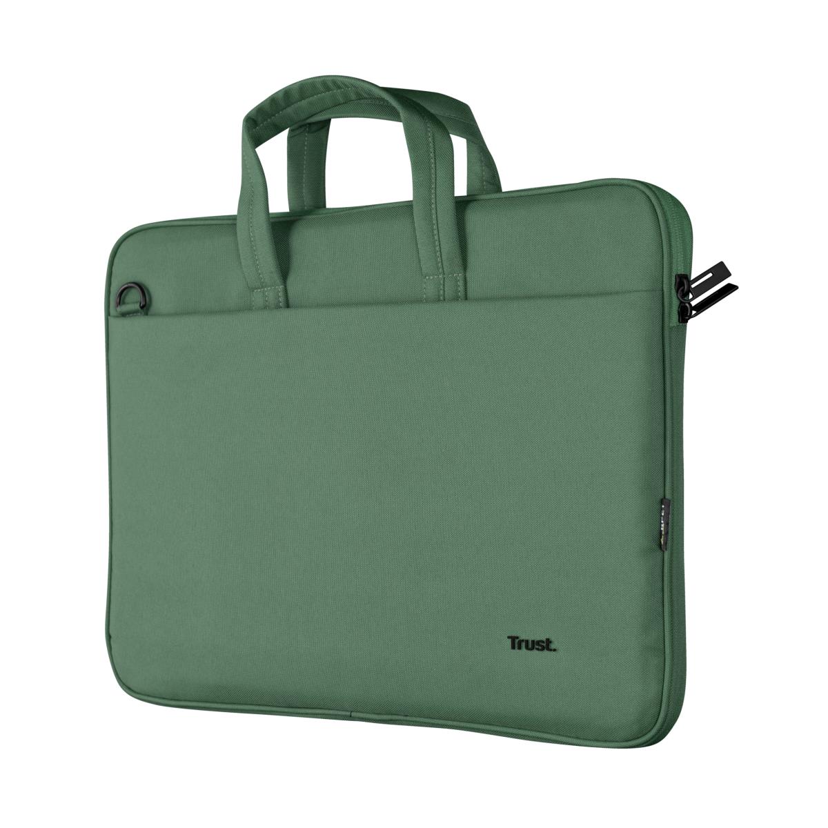 Bologna Slim Laptop Bag For 16in Eco Laptops Green