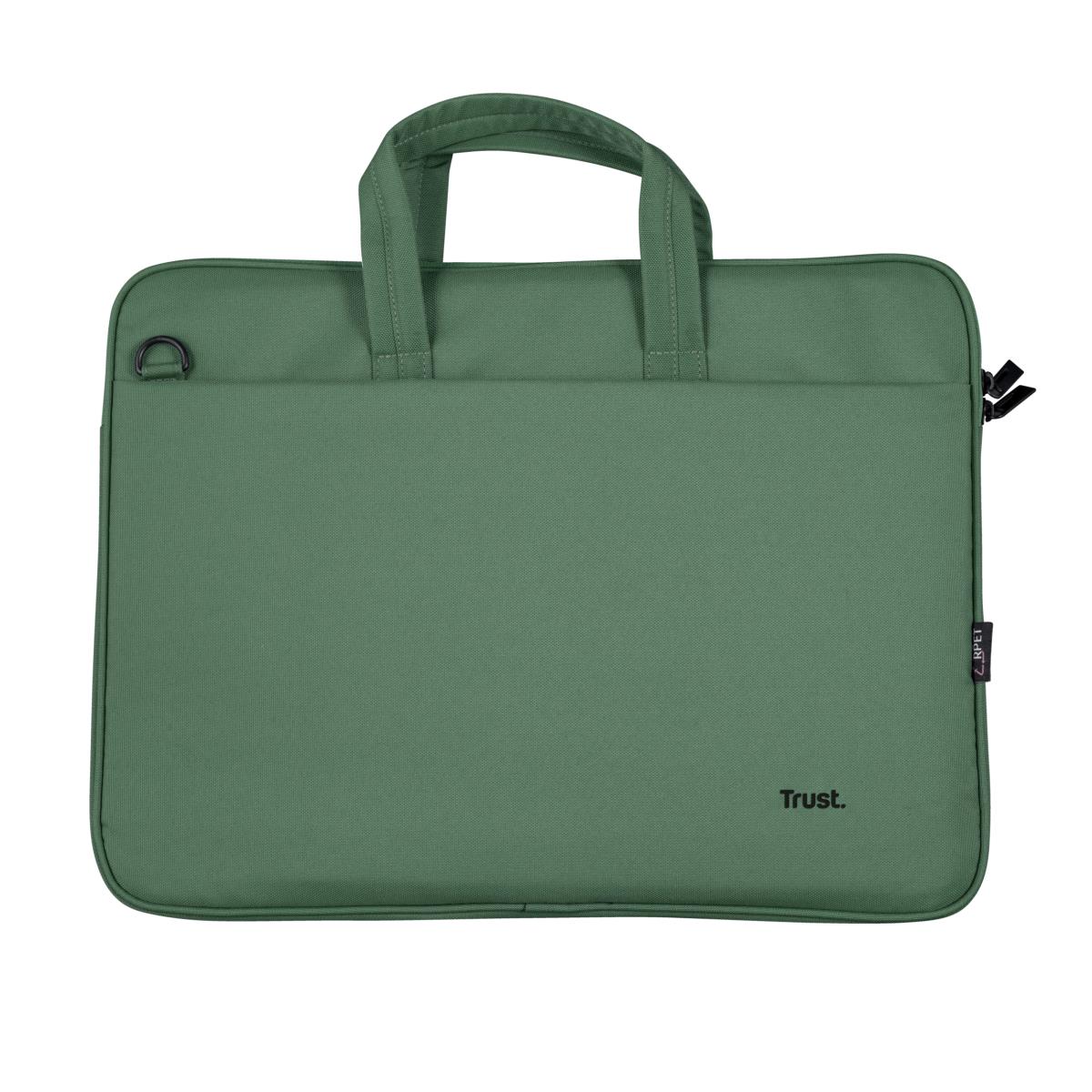 Bologna Slim Laptop Bag For 16in Eco Laptops Green