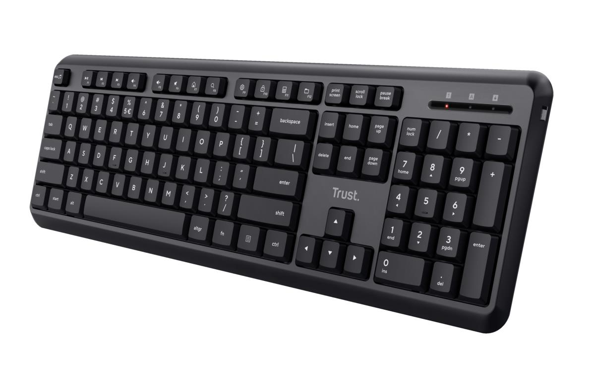 Keyboard Tk-350 - Wireless USB - Black - Qwerty Us / Int''l