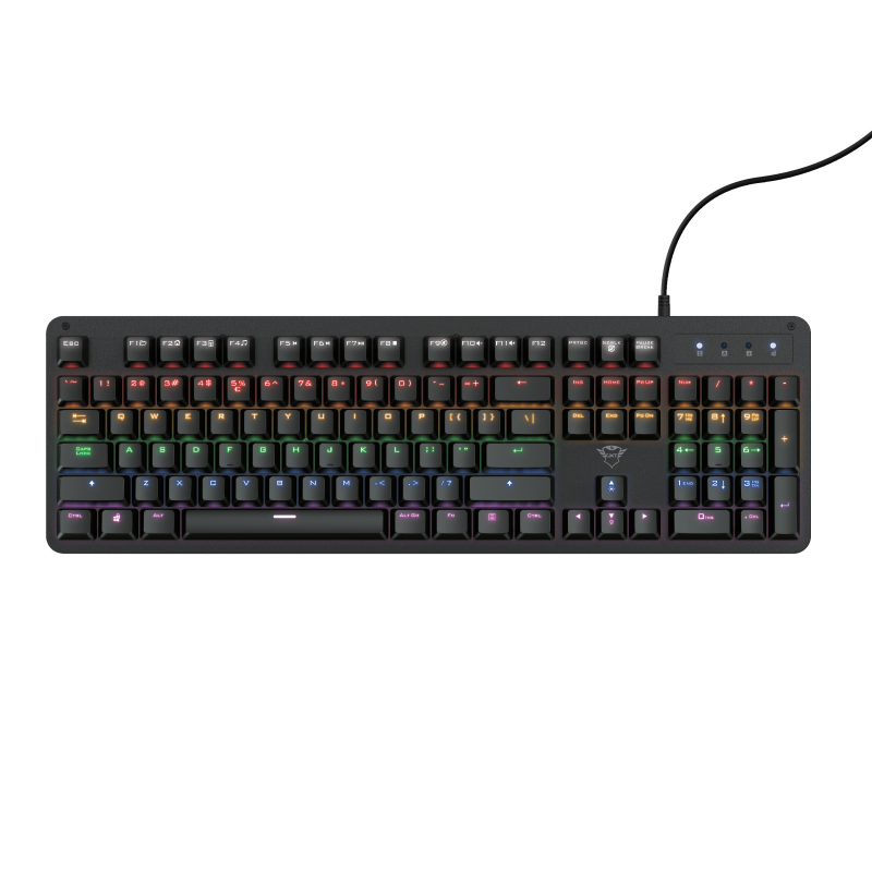Keyboard Gxt 863 Mazz Mechanical - USB - Black - Azerty Belgian