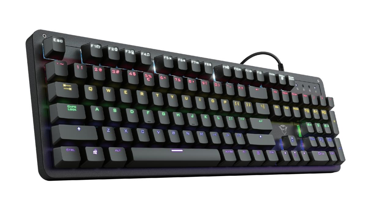 Keyboard Gxt 863 Mazz Mechanical - USB - Black - Azerty Belgian