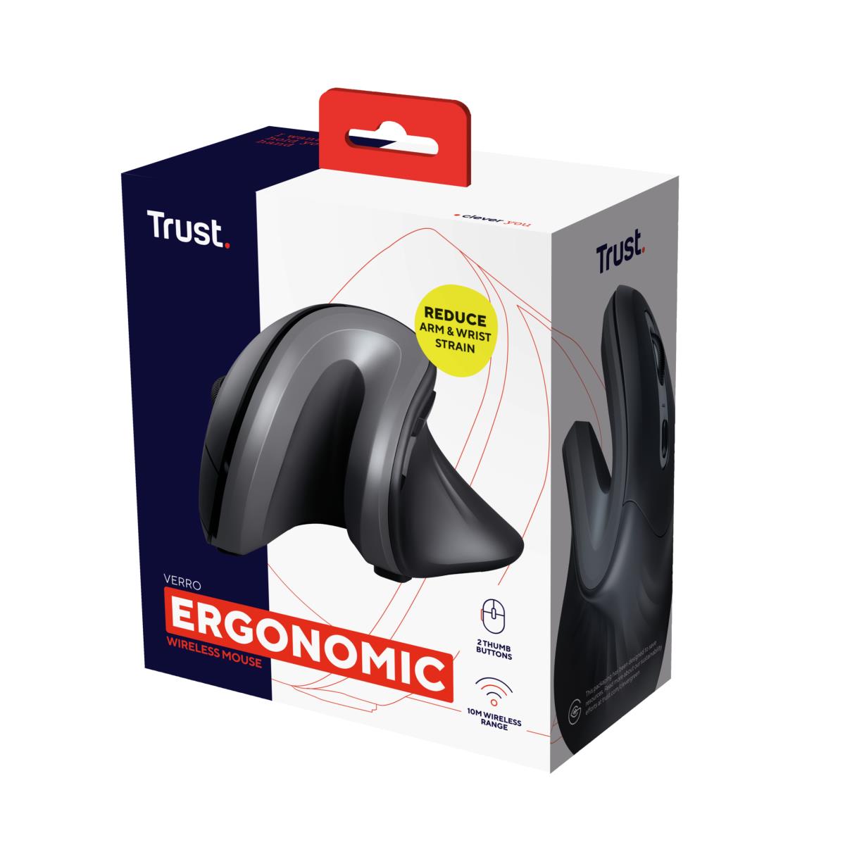Verro Ergonomic Wireless Mouse