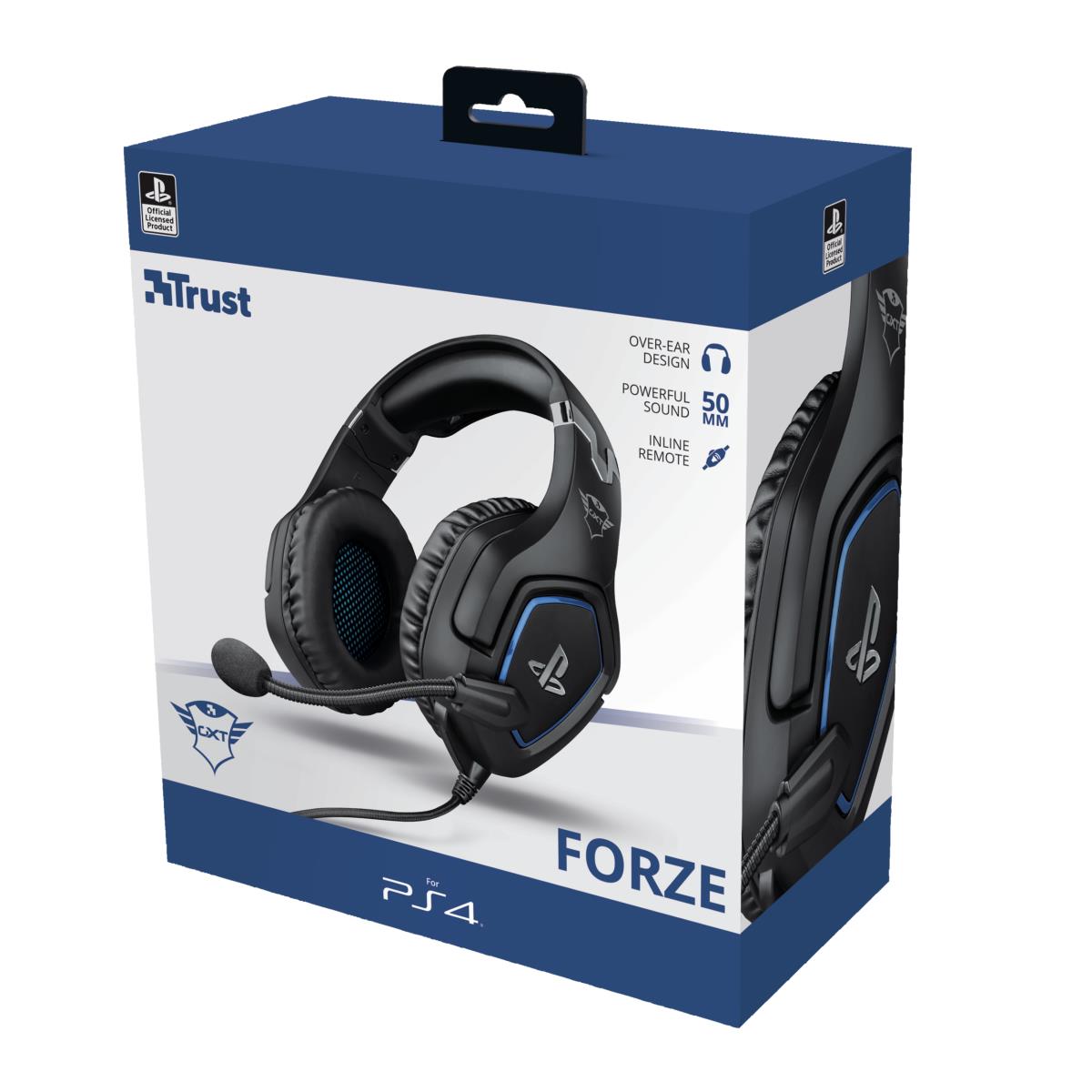 Headset - Gxt 488 Forze-g Gaming  - For  - Ps4  - Black
